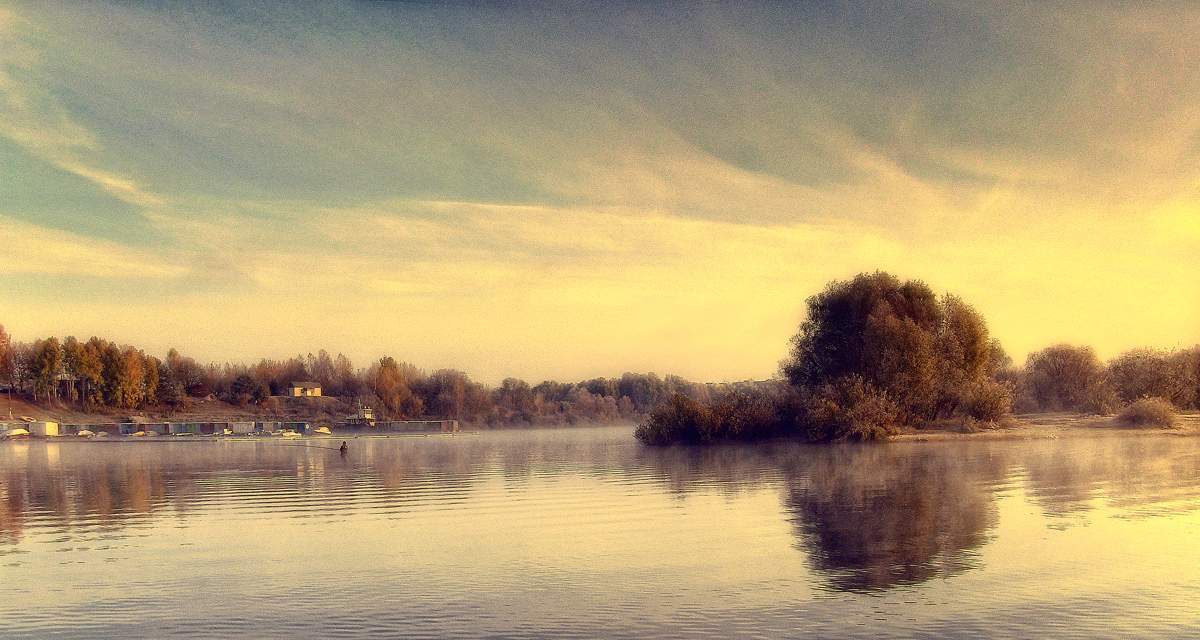 At dawn