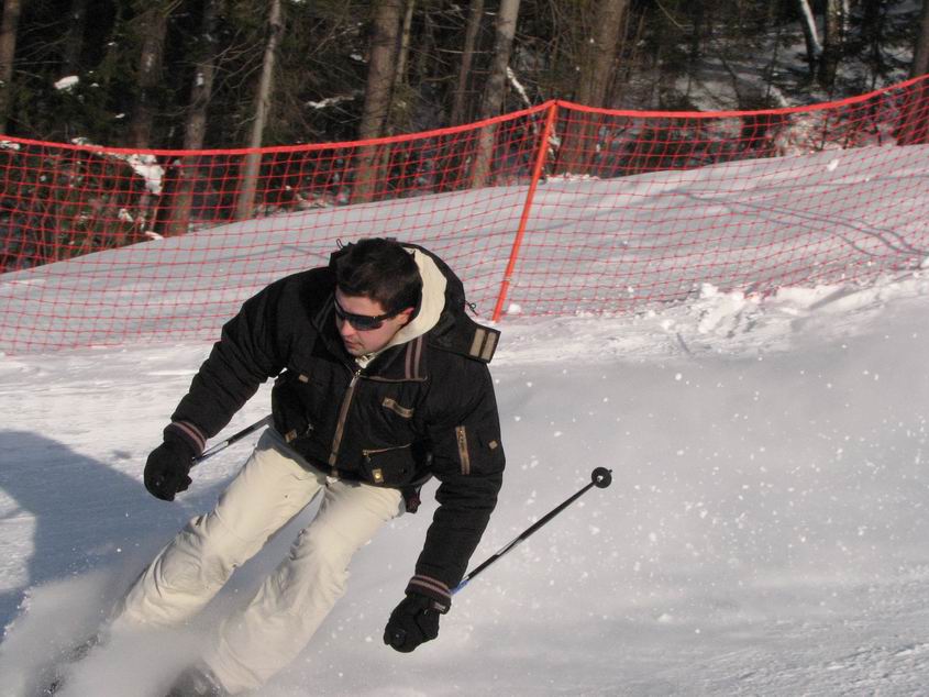 skiing