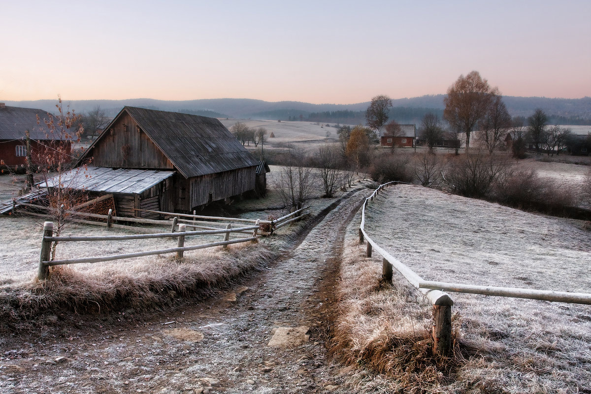Autumn frost