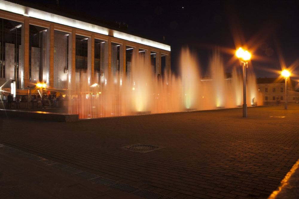 Fountain near the Palace of the Republic (Minsk)