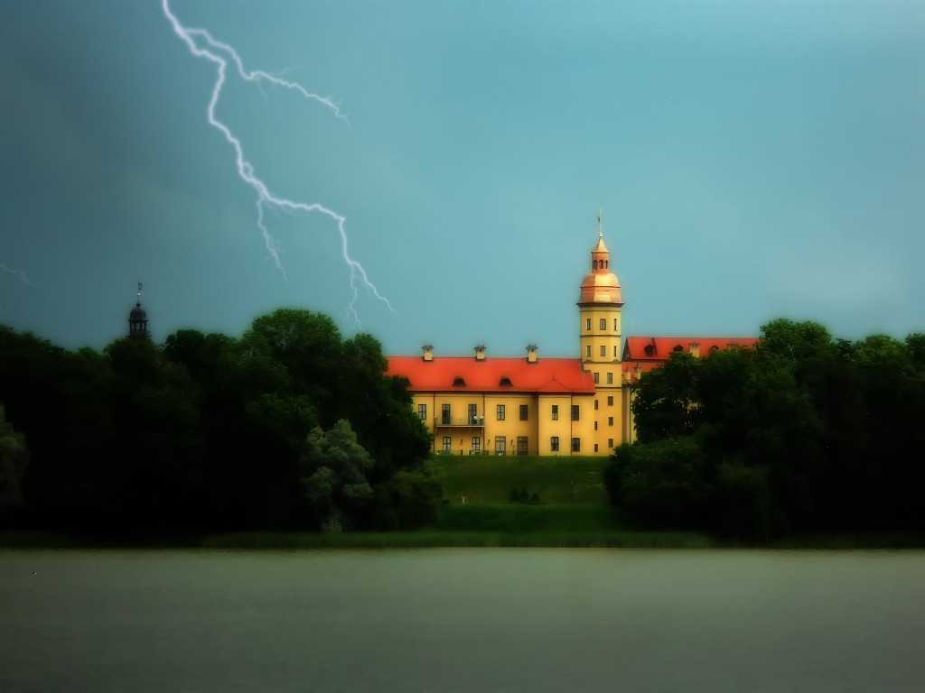 Precipitation over the residence of the Radziwill Family