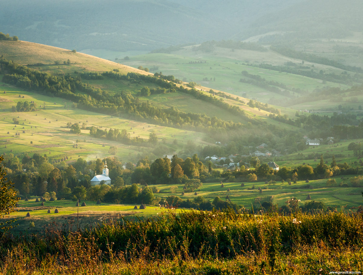 Evening in the Carpathians