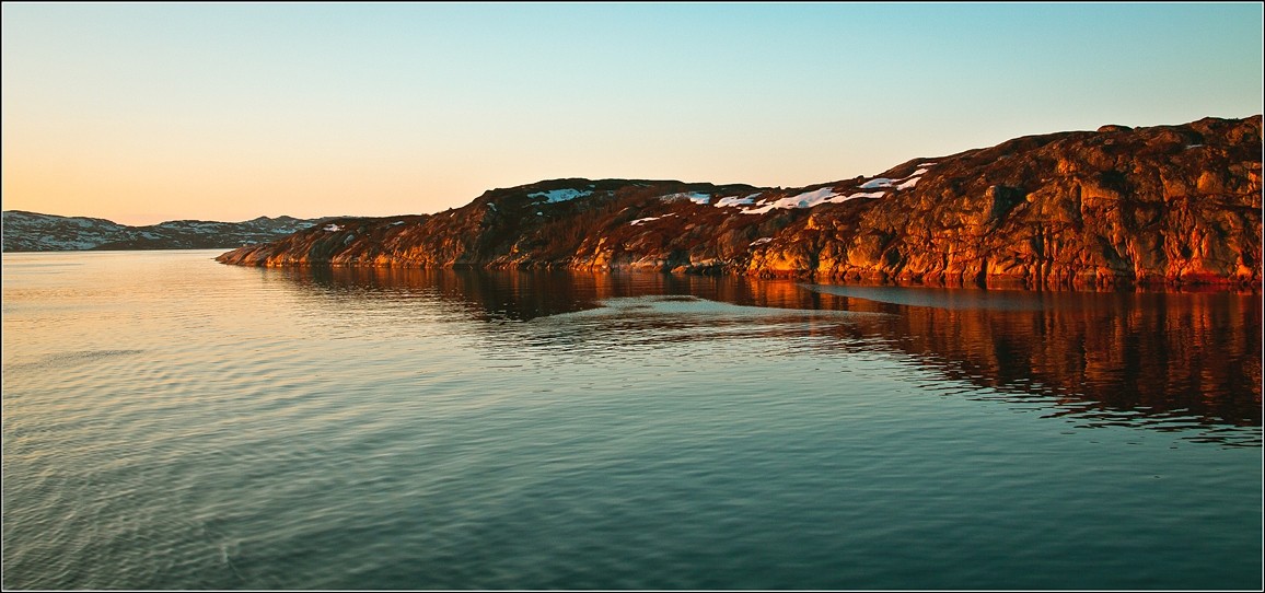 in the evening light ...