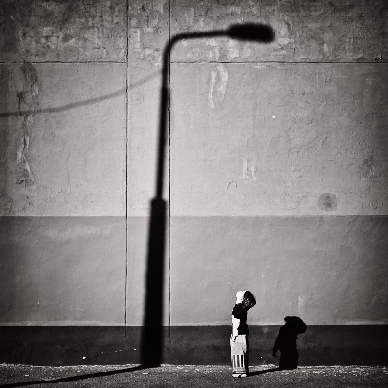 Night, street, lamp ...