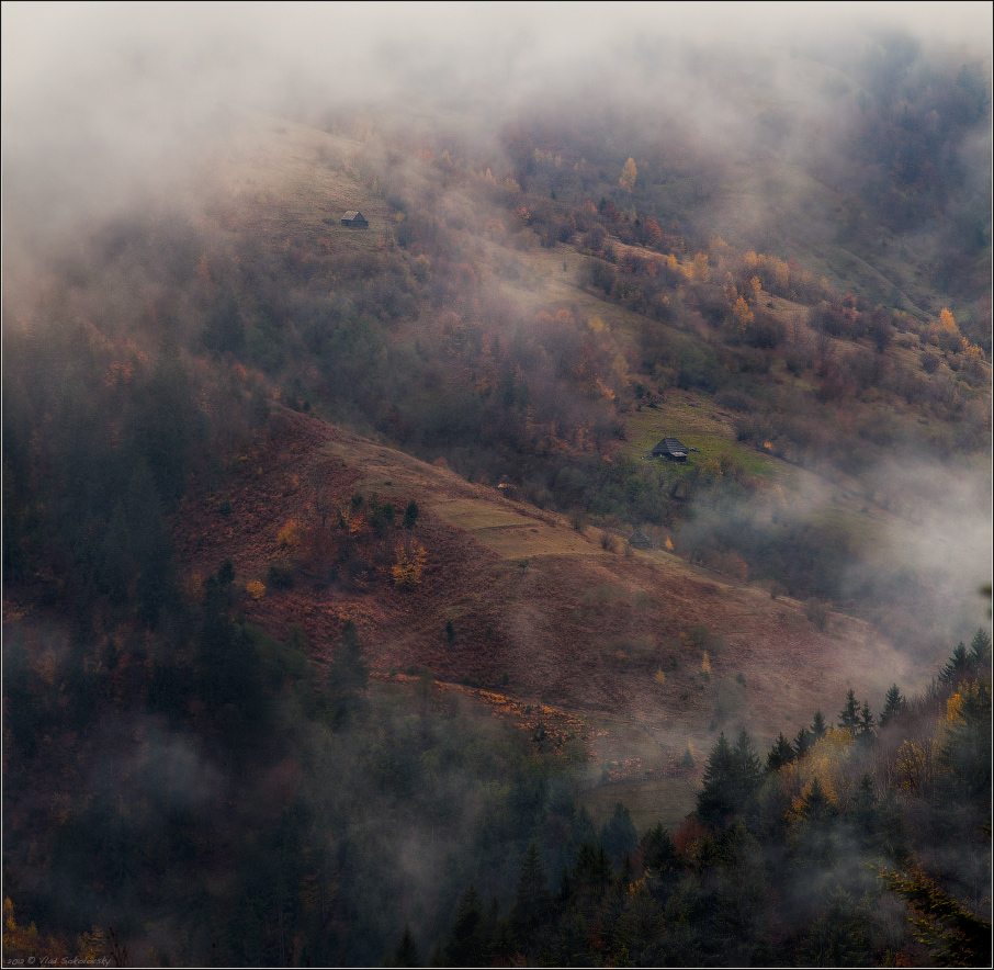 / On the slopes of the mountains .. /