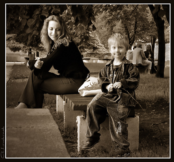 Mom and tomboy