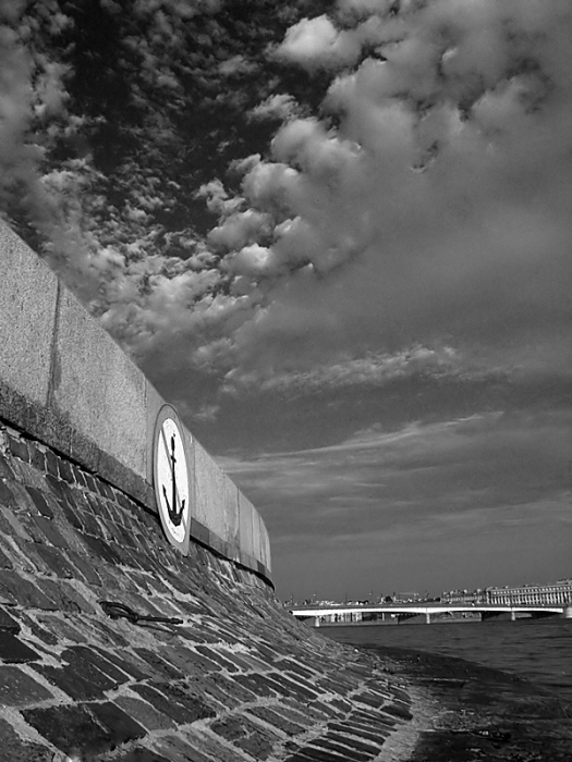 sky and promenade ... PETERSBURG ...