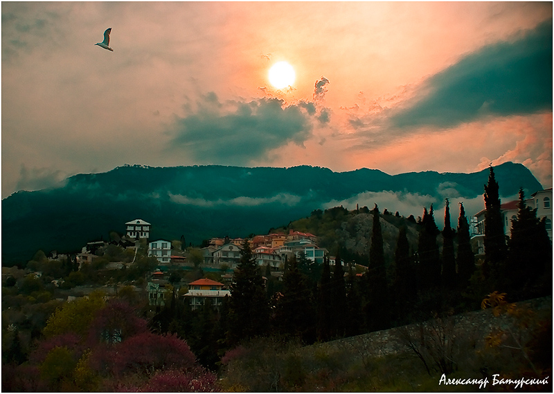 Gurzufskiy sunset