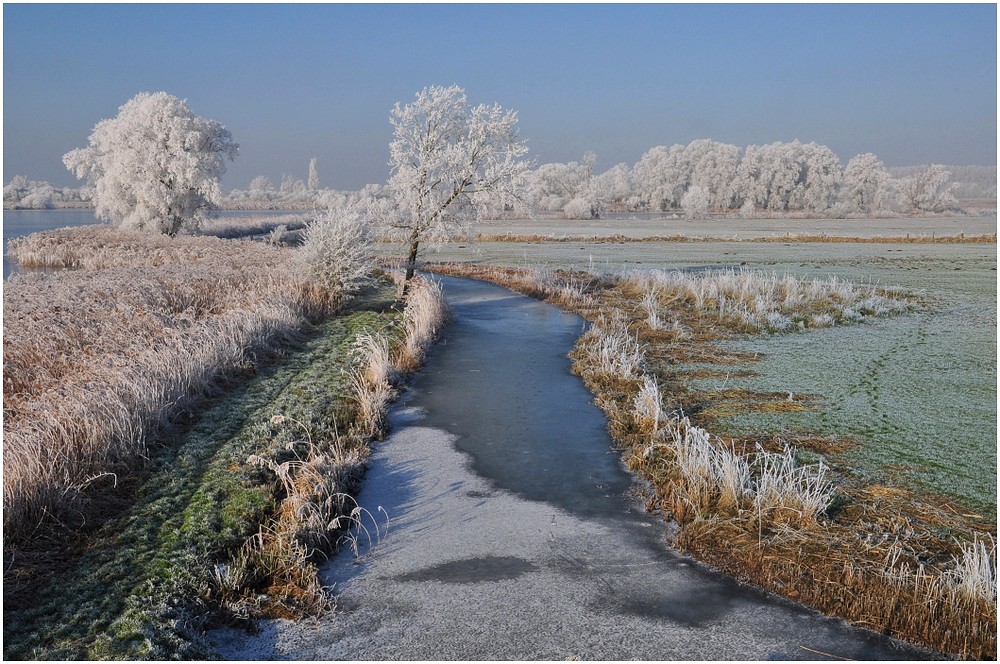 Winter in Belgium.