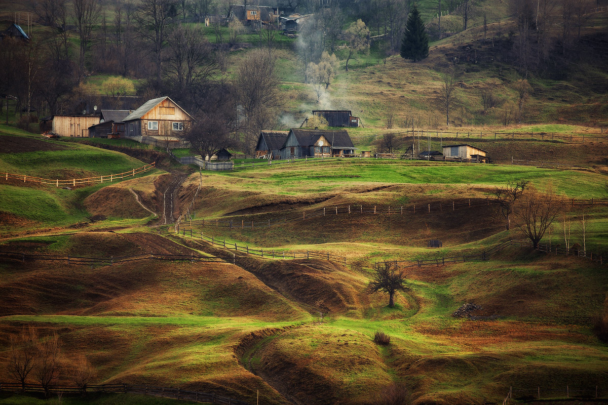 April in the Carpathians