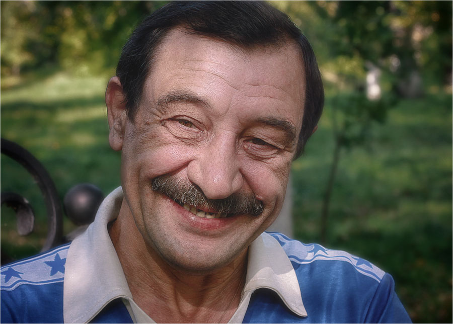 Smiling happy man
