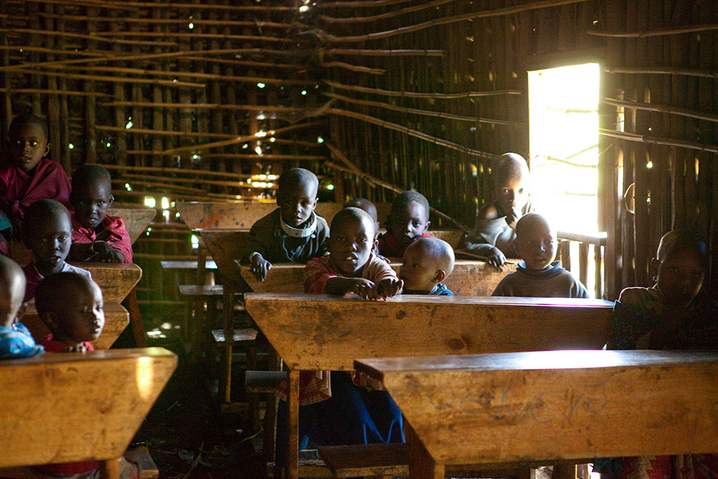 Maasai children