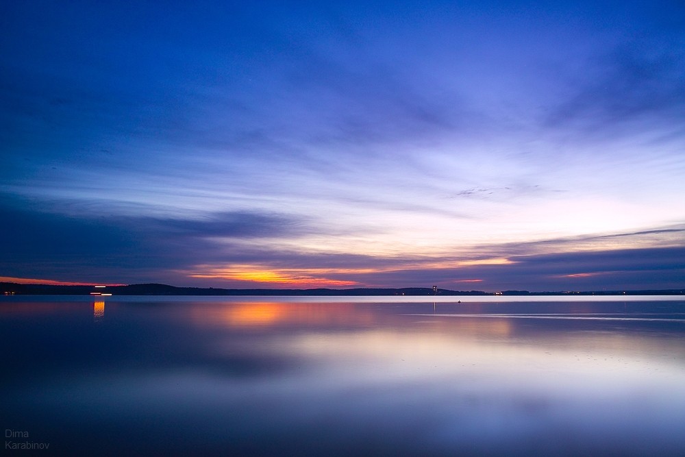 Late afternoon at the Minsk Sea
