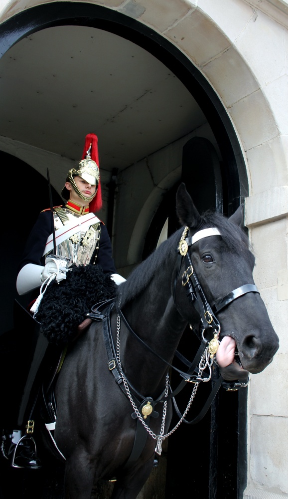 at the barracks in London.
