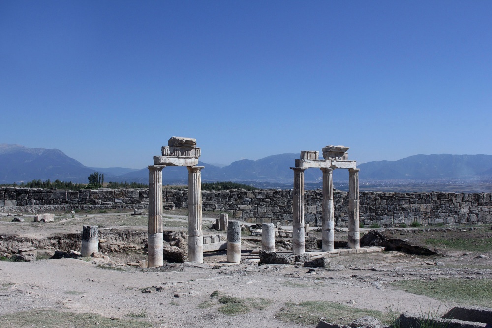 Ruins of ancient Hierapolis.