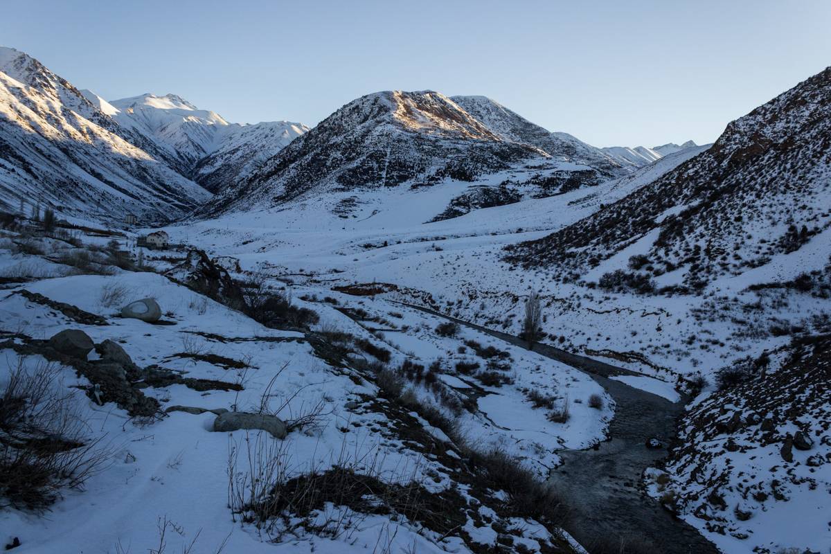 Winter mountains