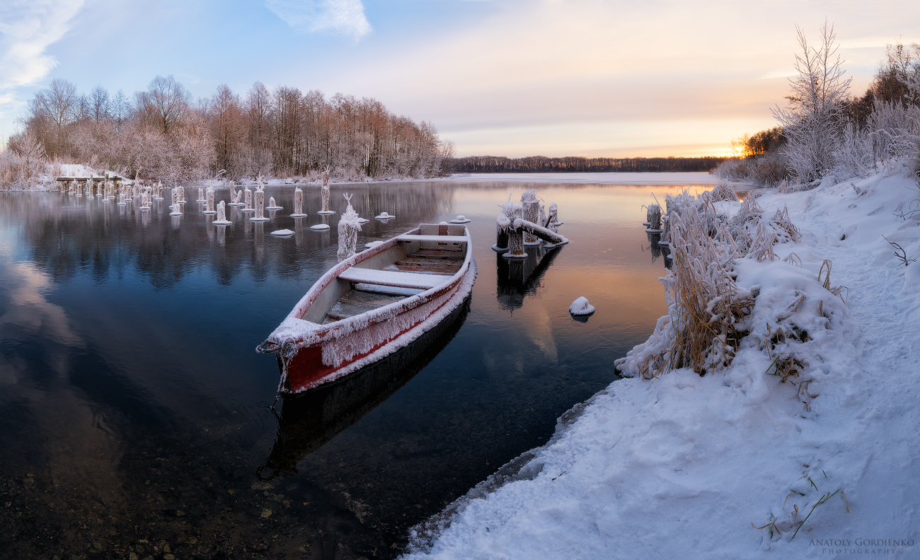Winter ship
