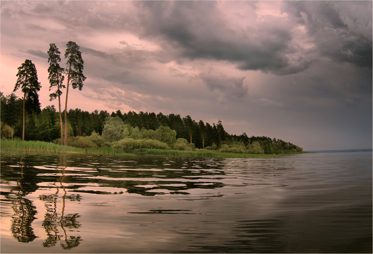 With the water sky