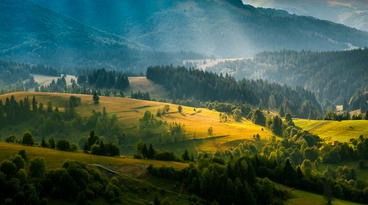 Evening in the Carpathians