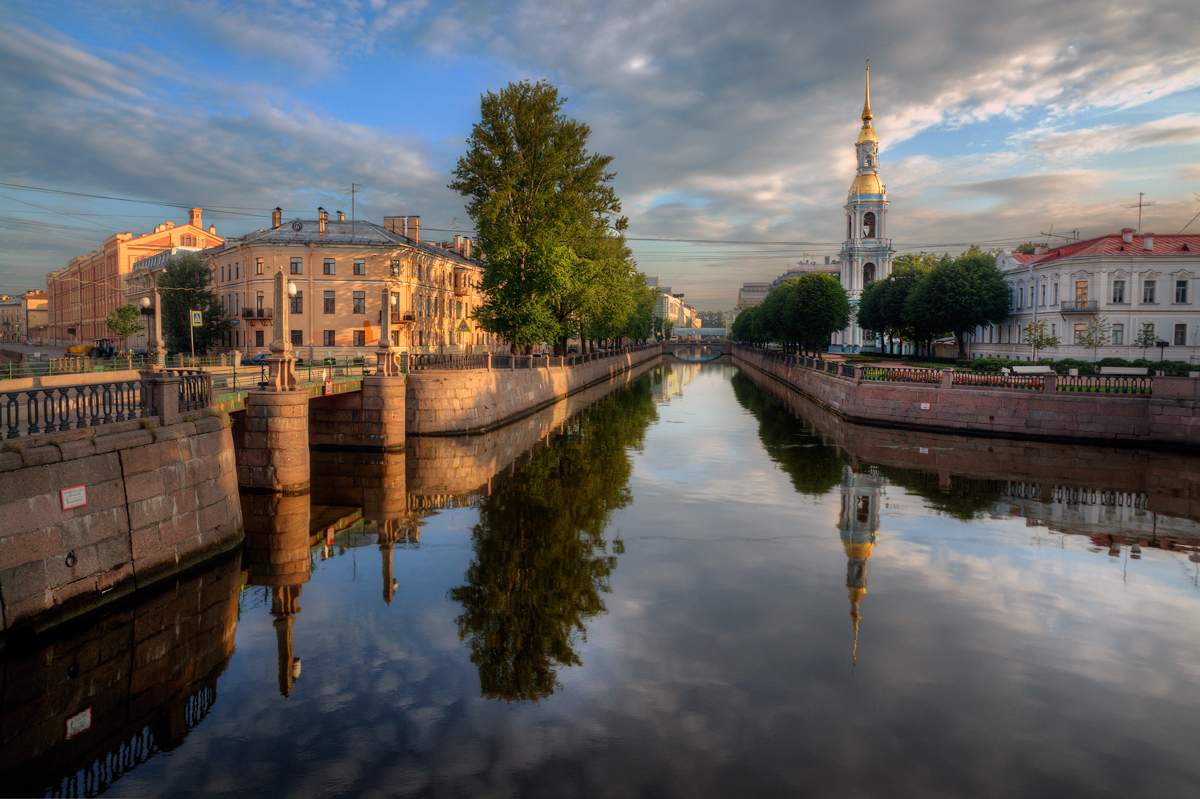 morning on the Kryukov Canal