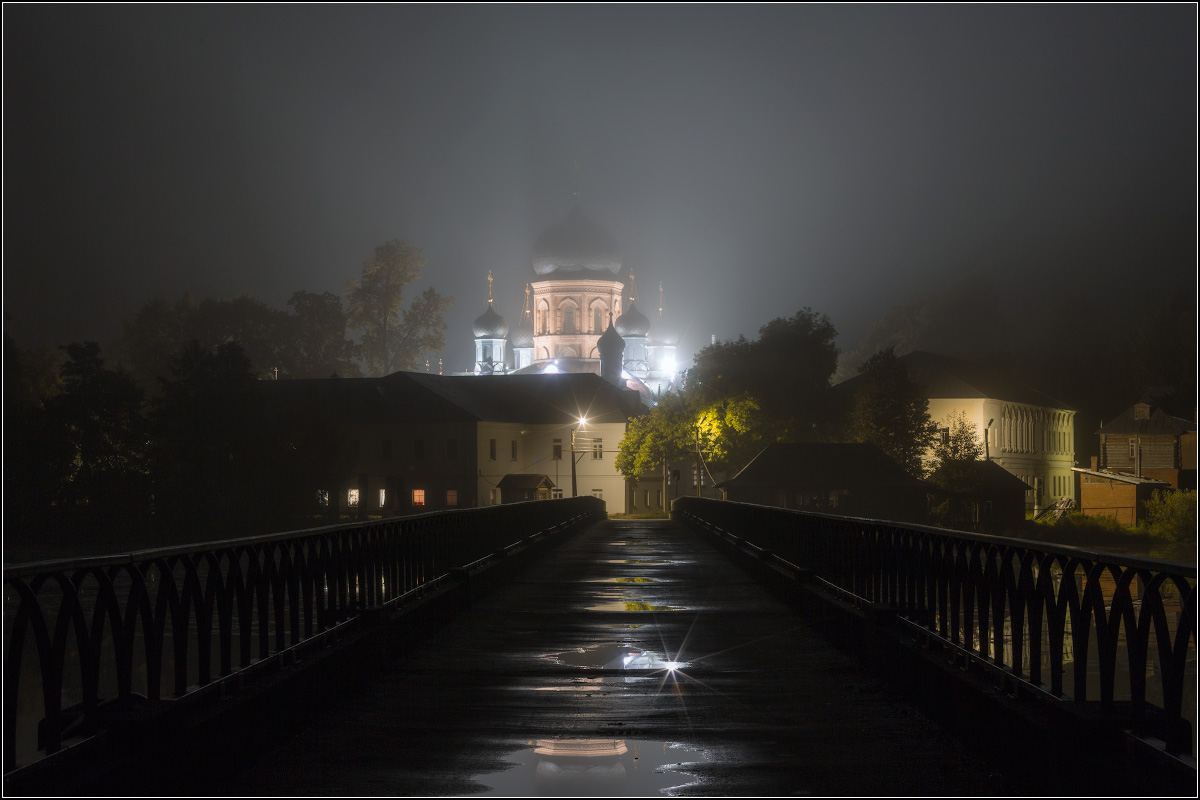 Puddles on the bridge