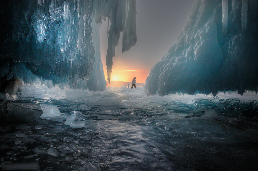 through the ice and time