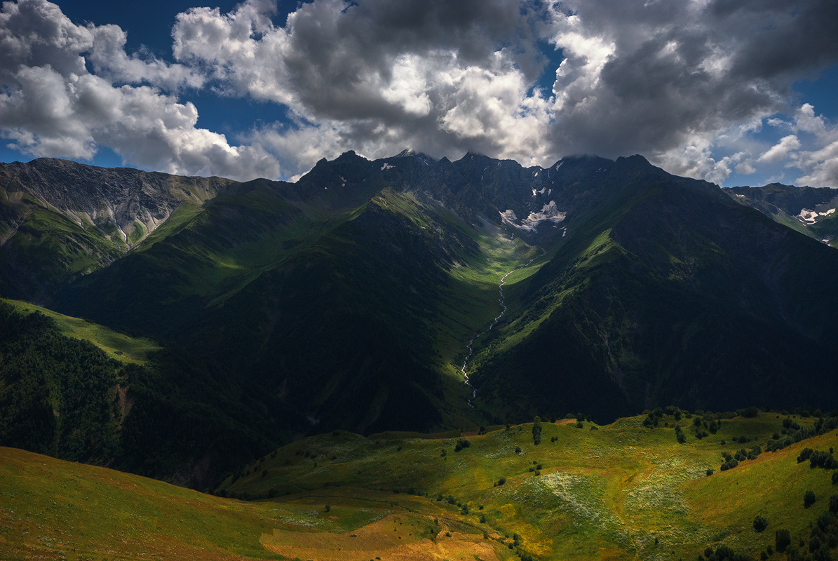 In the mountains of the Caucasus