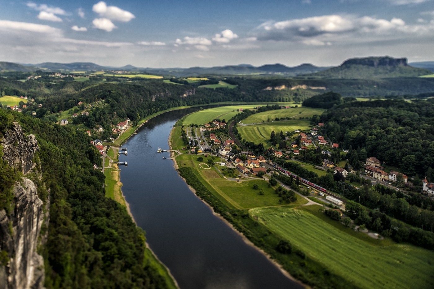 View of the resort Rathen.