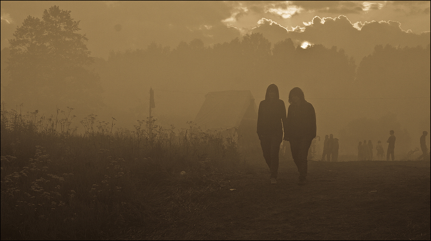 Misty hills