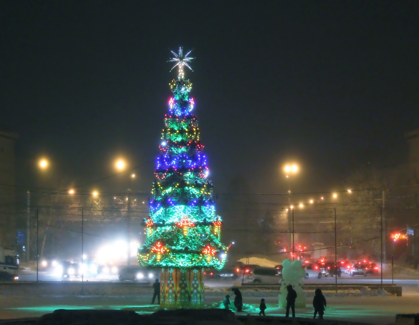 Frosty New Year's Eve.