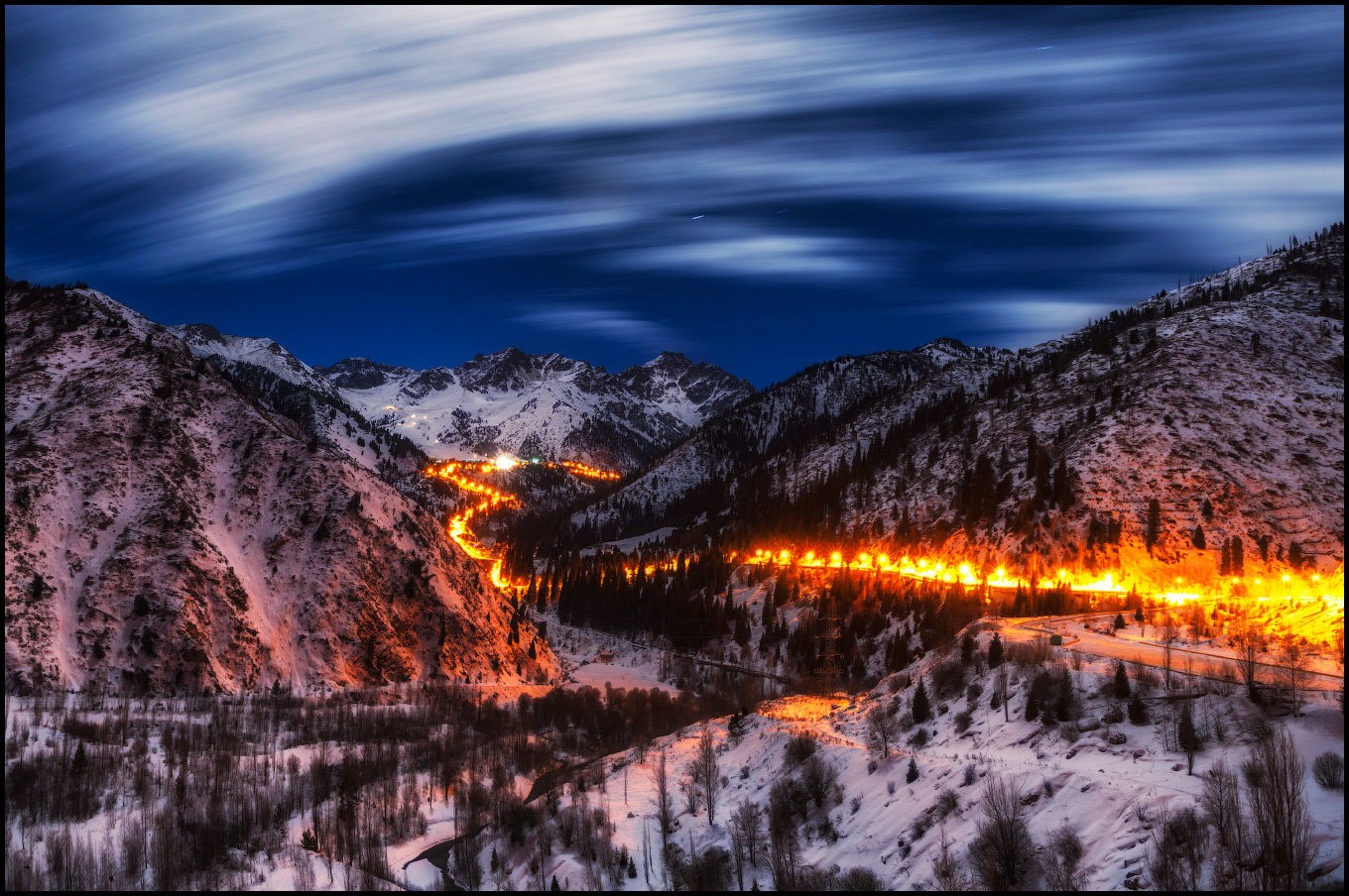 Road to the mountains