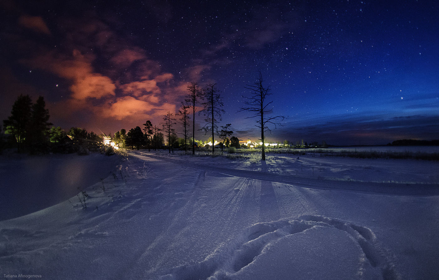 An hour before dawn