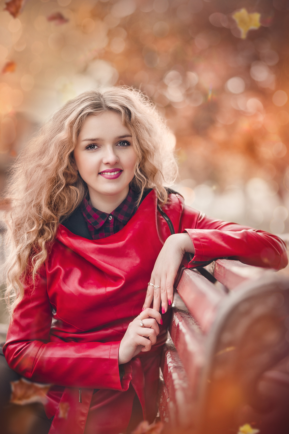 © Anna Yatsenko. Model Ksenia Karpova. "Autumn portrait". Saratov, 2015.