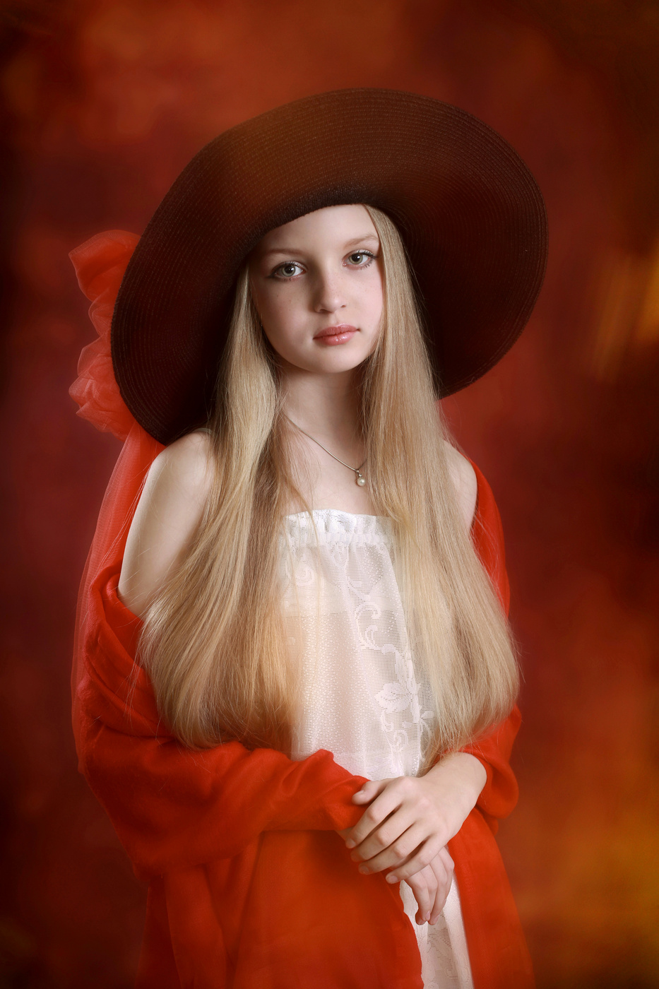 The girl in the hat