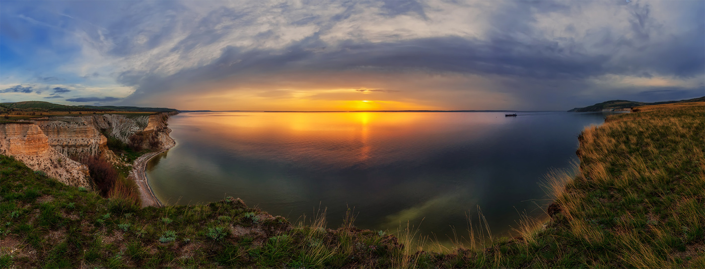 Sunrise on the Volga