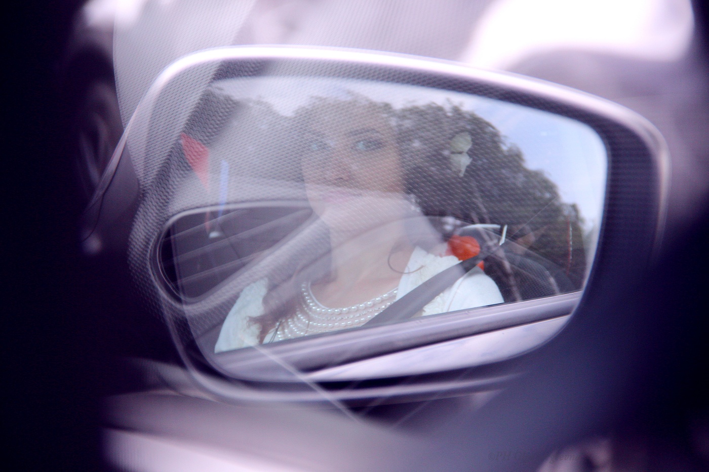 Through the glass