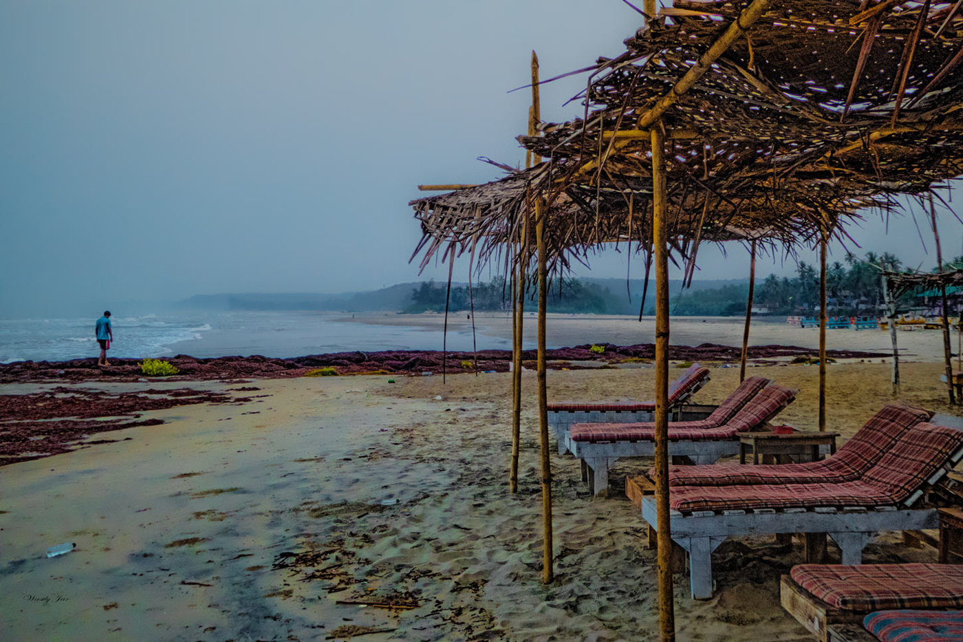 Overcast morning.