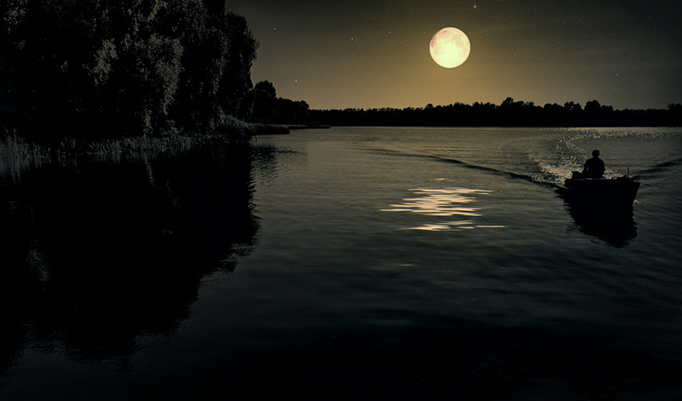 Луна купается. Луна река. Река ночью. Ночное озеро. Лунная ночь.