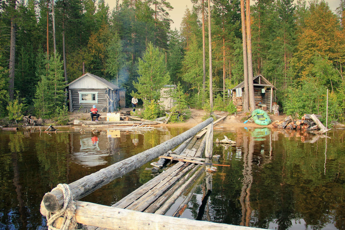 домики на озерах рыбацкие