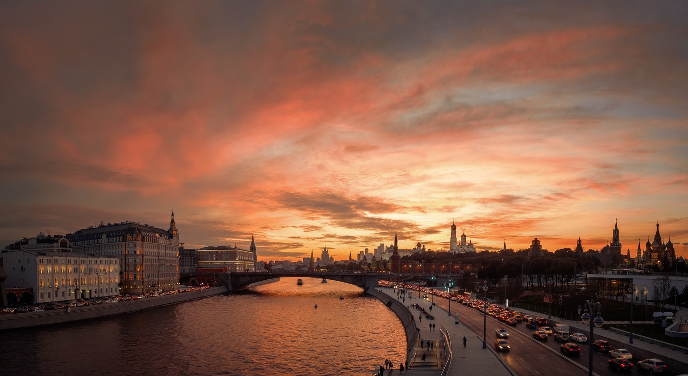Moscow sunsets