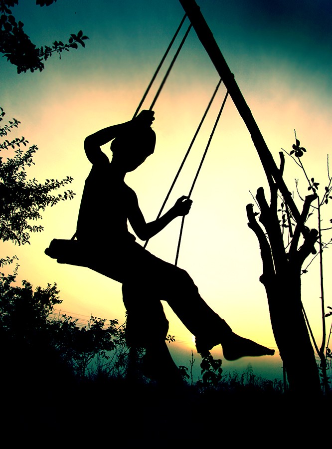 Winged swing