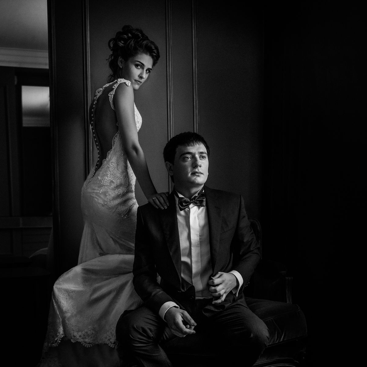 Cool wedding look