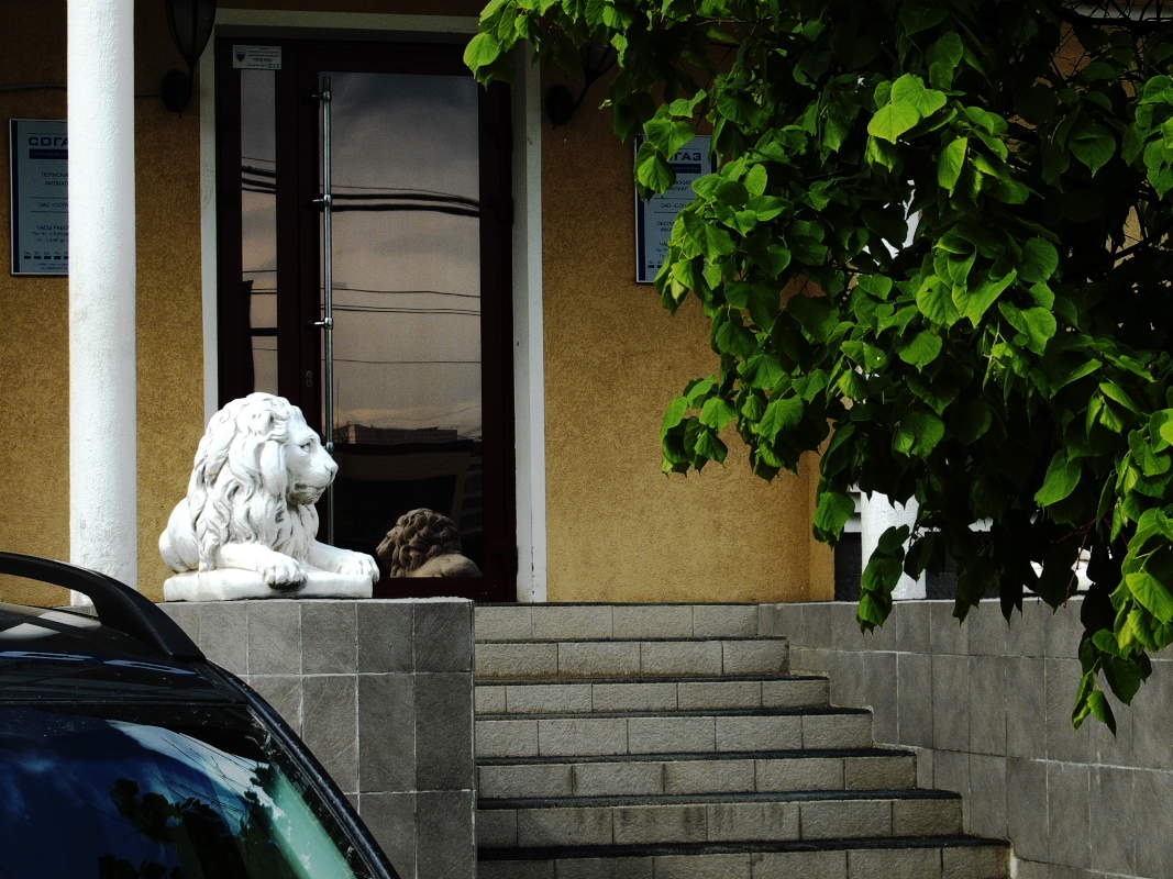 on guard