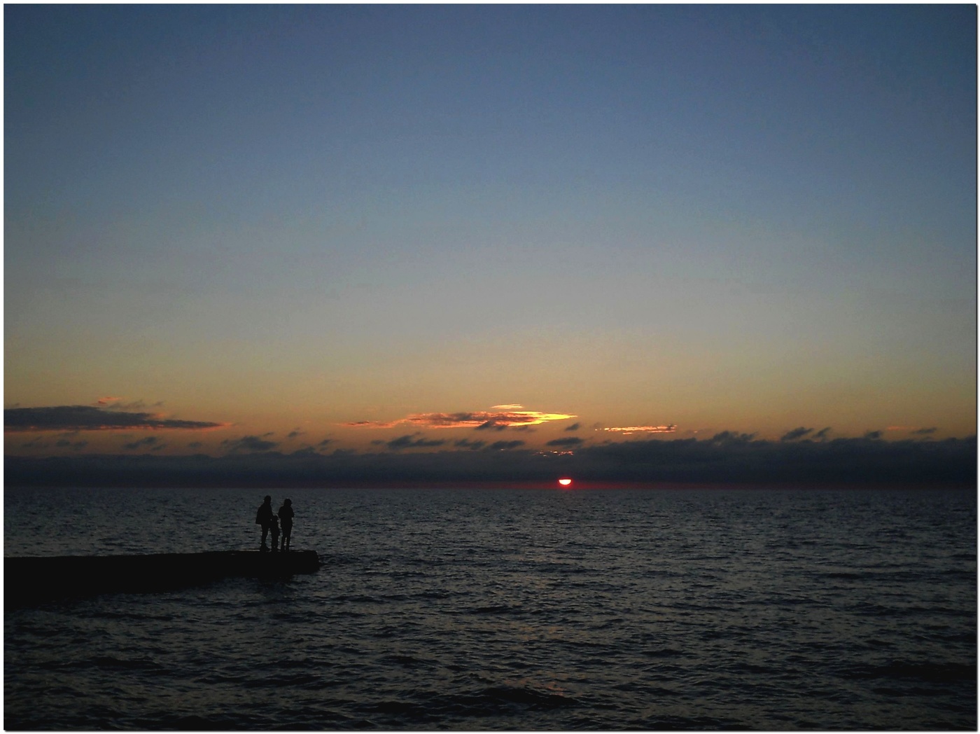On the sunset