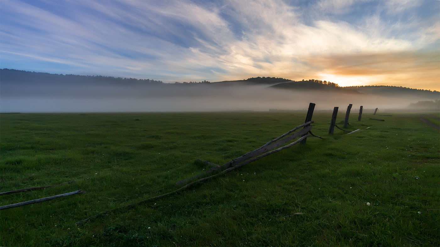 At dawn