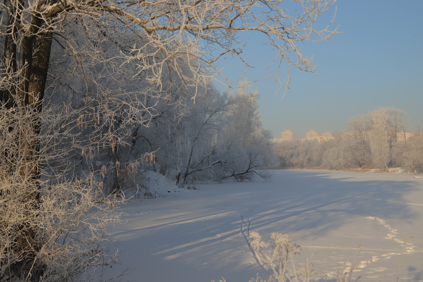 Sunrise over the river