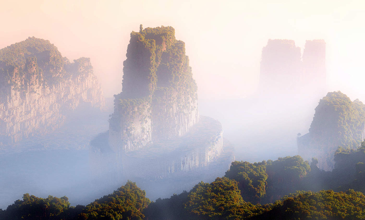 These rocks ...