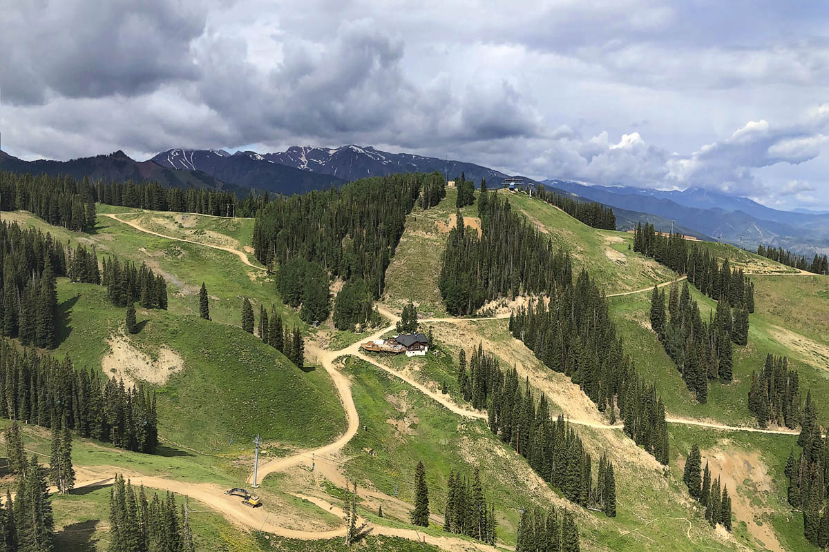 somewhere in the mountains