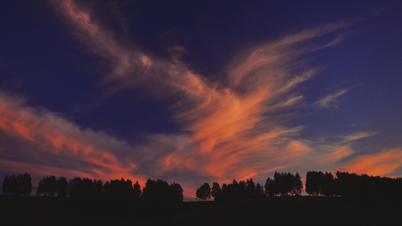 "Sunset over the lake"