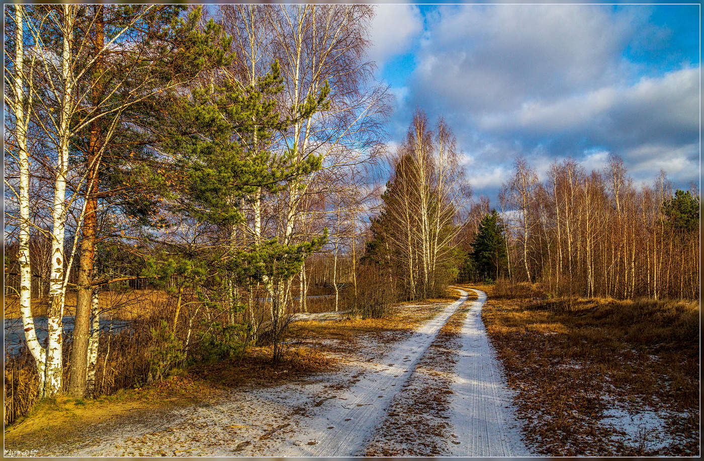 The first morning of winter